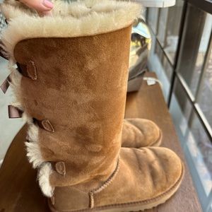 UGG Bailey Bow Tall II Boot.  Gently used. Great condition.